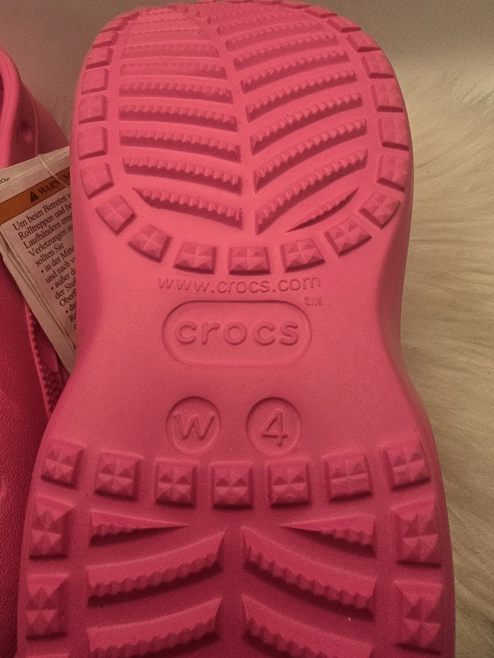 CROCS Kids' Baya Platform Clogs in Hot Pink